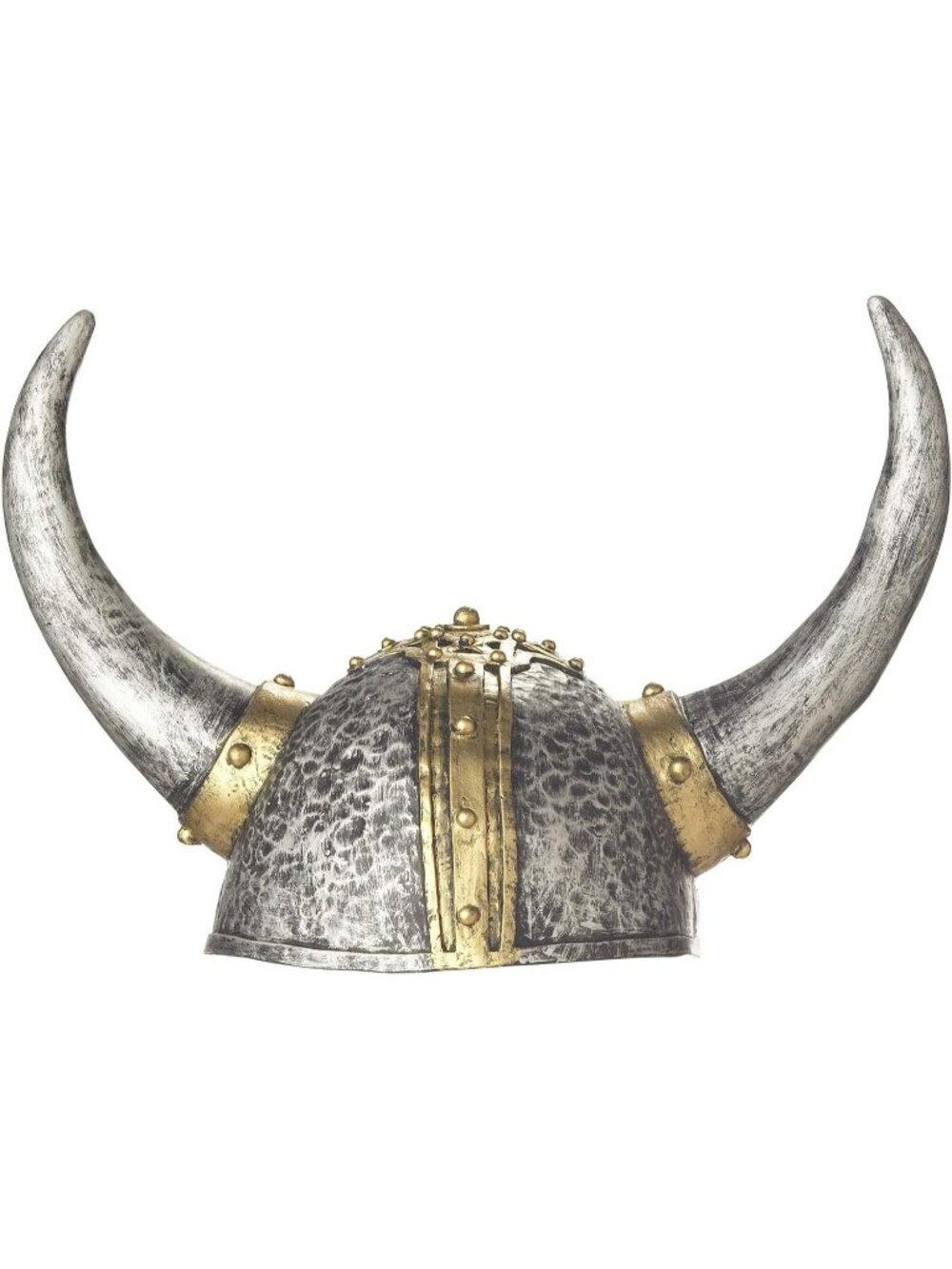 🎃Women's Halloween Silver Grey Viking Helmet 100% PVC Flexible Construction